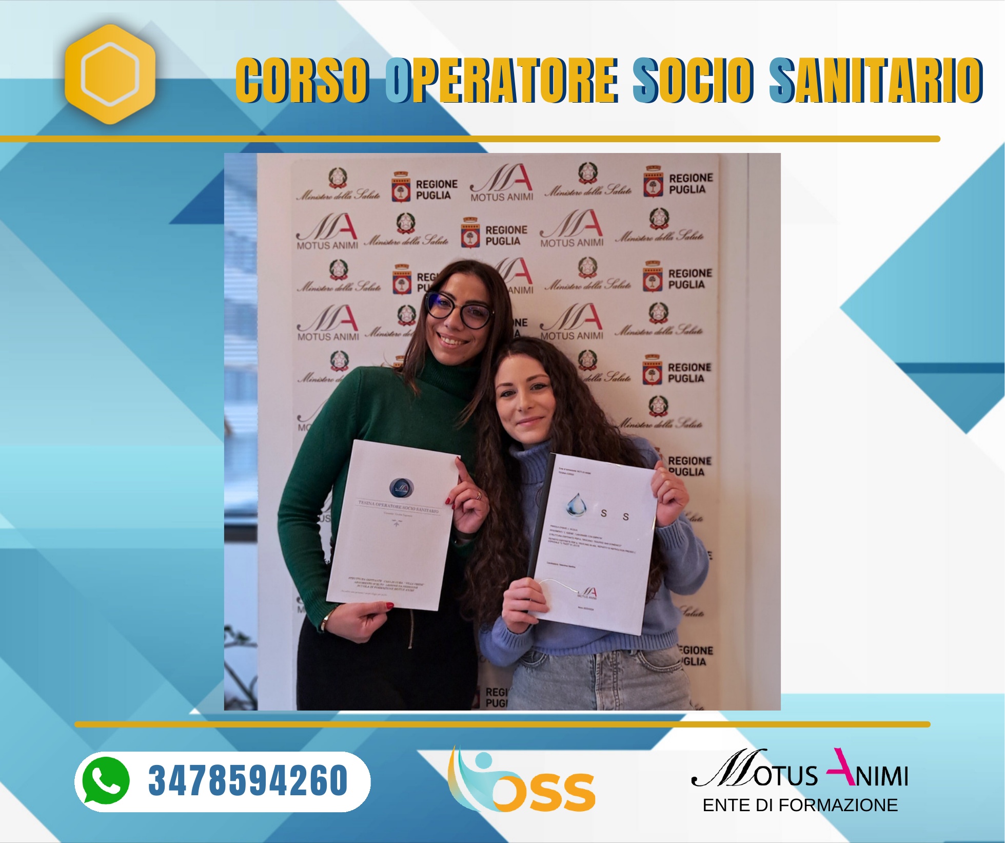 Corsiste OSS con attestati