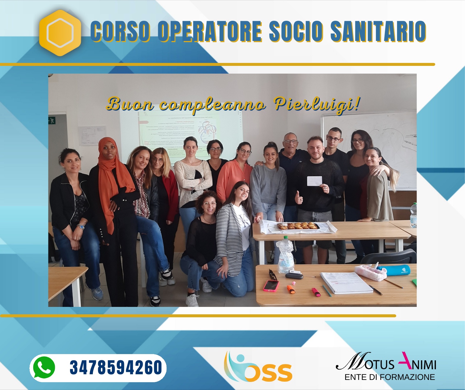 Corsisti e docente durante un’attività OSS